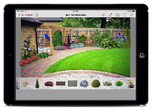 Landscaping App on iPad
